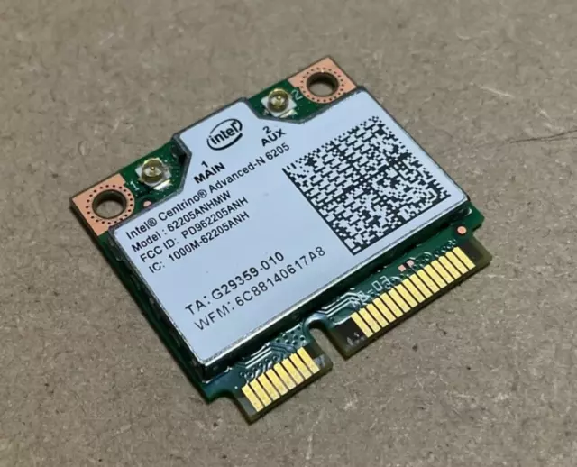 Intel Centrino Advanced -N 6205 300Mbps Dual Band Mini PCIE WIFI Card 62205ANHMW