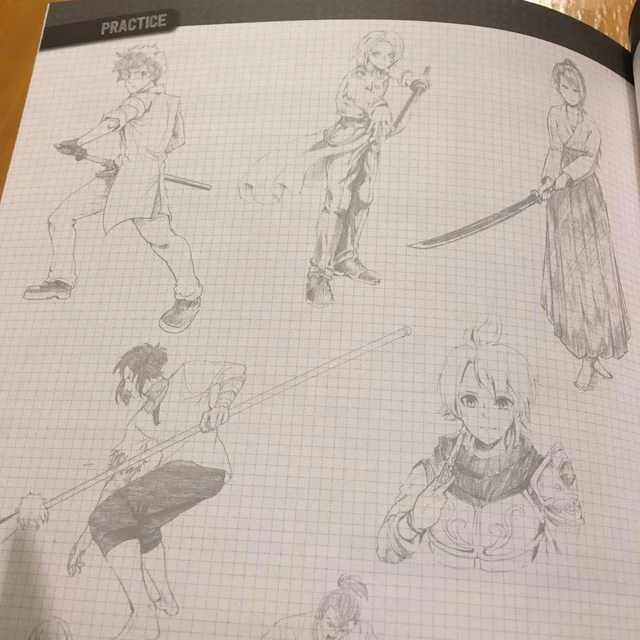 HOW TO DRAW Manga Anime Action Pose Technique Book Art £34.23 - PicClick UK