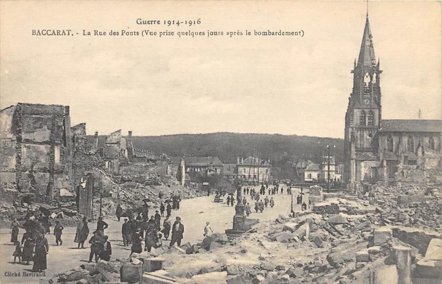 Cpa 54 Baccarat Rue Des Ponts