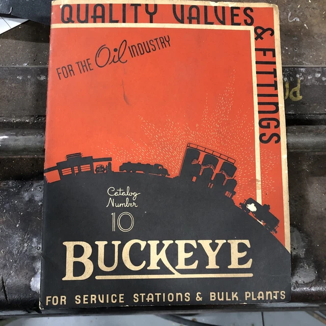 Vintage 1938 Buckeye Valves And Fittings for the Oil Industry