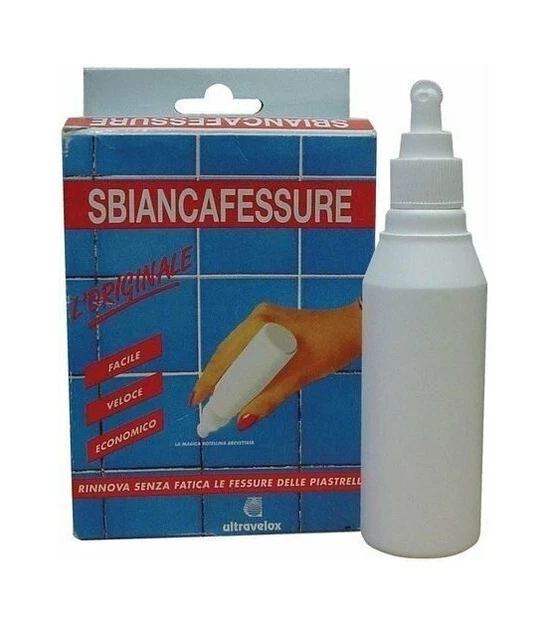 sbiancafessure liquido ml 125 con dosatore pulitore per fughe di pavimenti e riv