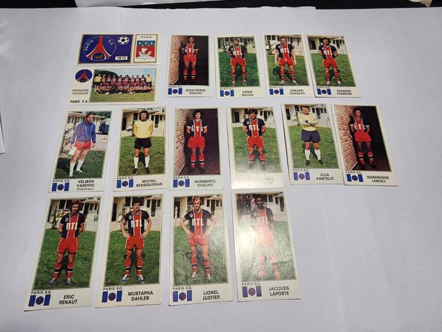 Vignette Panini Paris Saint-Germain 1981 - N°241 - Collection Football