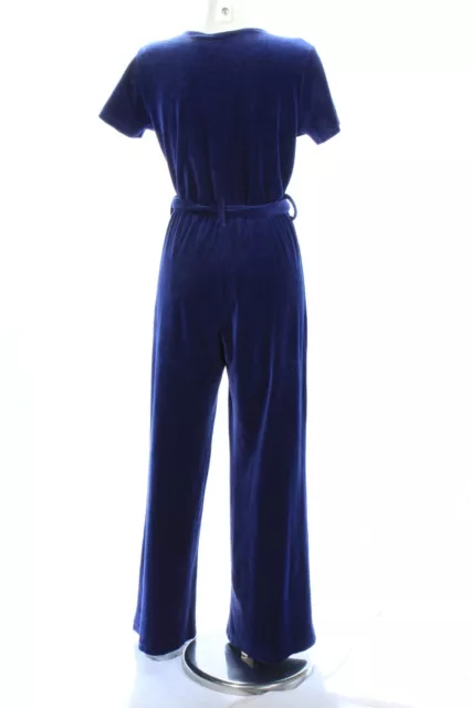 MA PETITE PLAGE X JANE DE BOY Langer Jumpsuit Dames T 40 bleu style décontracté 2