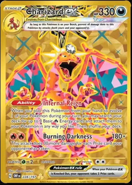 OBSIDIAN FLAMES Charizard Pokemon Cards YOU CHOOSE All Cards Near Mint
