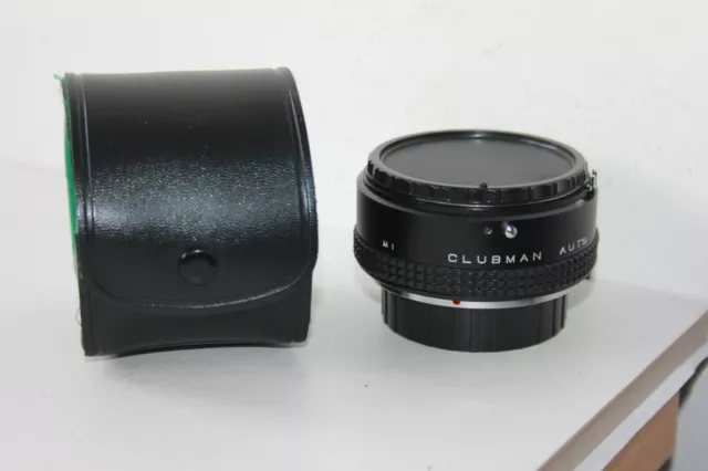 Minolta MD Mount Clubman 2x Auto Teleconverter for SLR Cameras Lens.X700. ETC