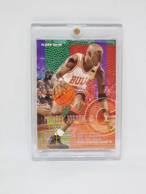 CARTE NBA FLEER 95 96 Michael Jordan Chicago Bulls numero 23 EUR 5 00 PicClick FR
