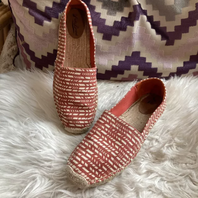 Lucky Brand espadrilles Shoes Slip On Flats Jute Sole Boho Spring Summer Size 10