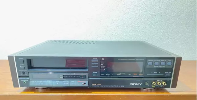 SONY Betamax SL-HF90SD Stereo Video Cassette Recorder Hi-Band Beta hi-fi Tested