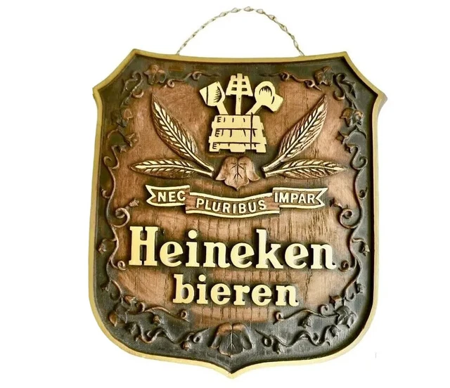 VINTAGE COLLECTIBLE Heineken Beer Bar Tavern Sign