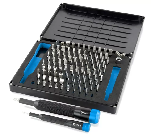 BNB iFixit 112 bits Tool Kit MANTA Precision Bit Set Driver Kit EU145392-1 ***A2