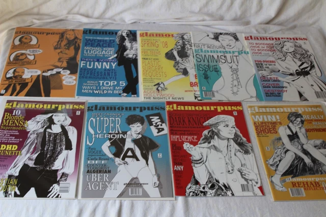 Aardvark-Vanaheim Comics 2008 Glamourpuss Comic run Book Lot #1-9 VF/NM Cerebus