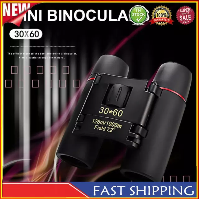 Zoom Telescope 30x60 Mini Portable Binoculars with Low Light Night Vision