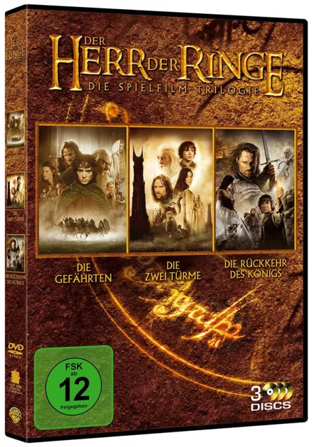 Der Herr der Ringe - Die Spielfilm Trilogie [2012]* alle 3 Filme/ NEU+OVP i.Fol.