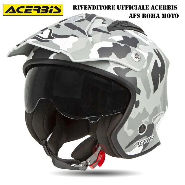 Acerbis LINEAR 2206 Grau Blau Moto Cross Helm Online-Verkauf