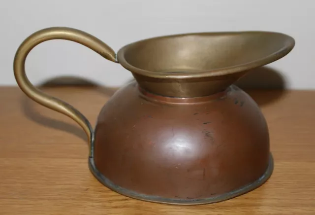 Small Vintage Copper and Brass Jug - Peerage Made in England