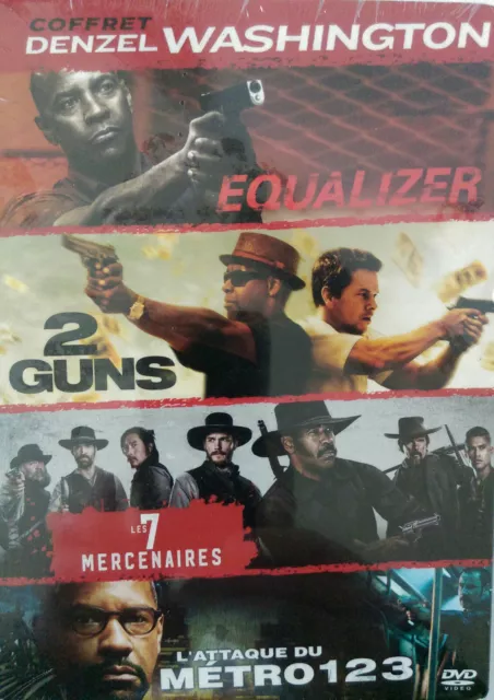 👉 4 DVD EQUALIZER 2 GUNS LES 7 MERCENAIRES L'ATTAQUE DU METRO 123 - Films (869)