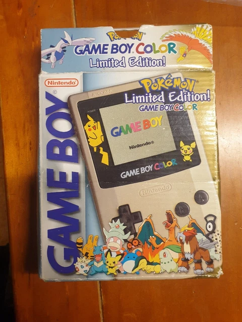 NINTENDO GAMEBOY COLOR~ Limited Edition Pokémon Gold/Silver Pikachu ...