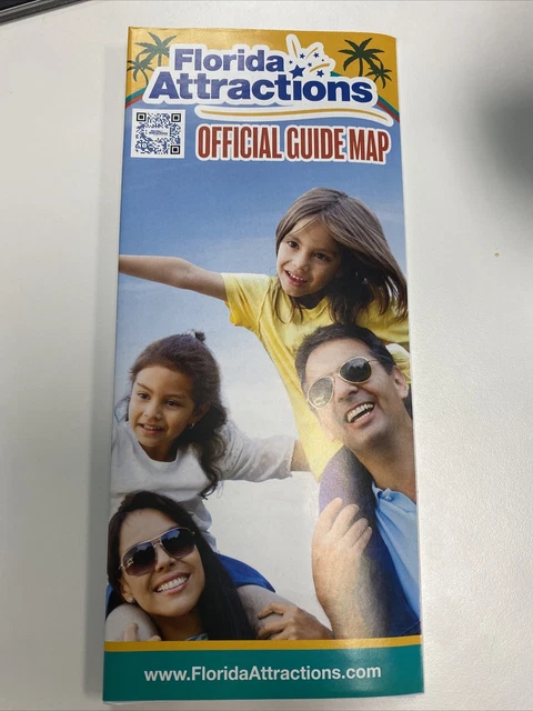 NEW OFFICIAL GUIDE Map Florida - NEW Official Guide Map Florida Attractions Brochure Travel.webp