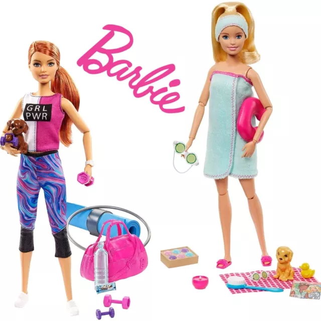 Barbie Wellness / Spa Blonde Doll/ Fitness Doll Grl Pwr You Can Be Anything Toys