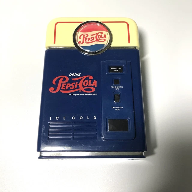 VINTAGE 1996 PEPSICO. "PepsiCola Vending Machine Coin Sorter Bank" (7