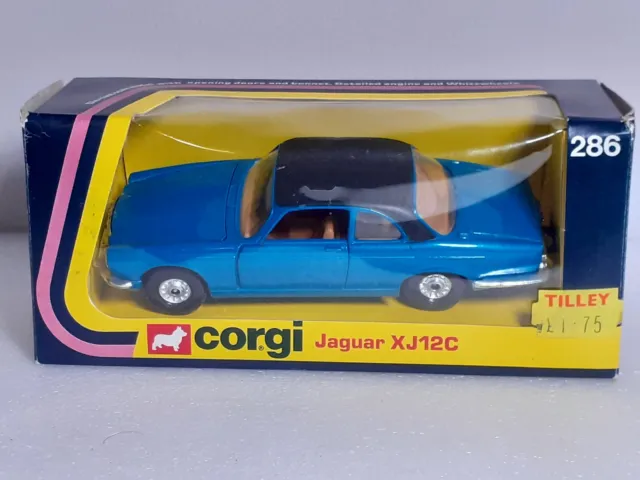 Corgi Toys 286 Jaguar XJ12C 1/36 Scale Mint Boxed 1974