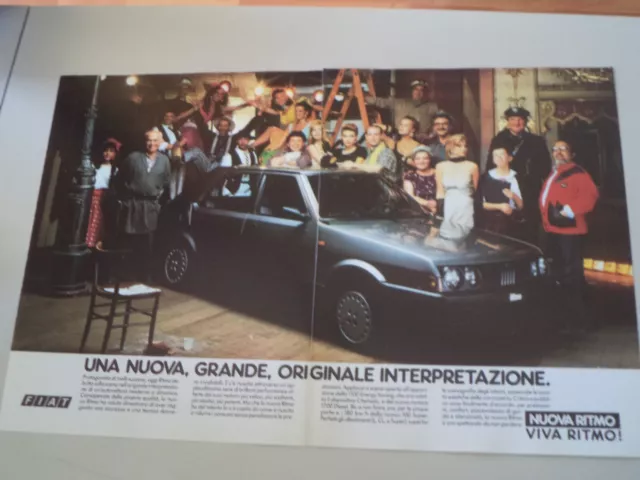 advertising Pubblicità 1985 FIAT RITMO