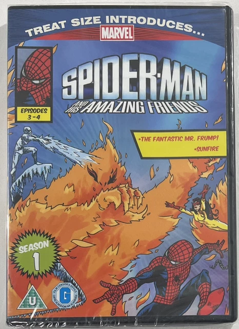 SPIDER-MAN AND HIS amazing friends Season 1 episodes 3 and 4 DVD New