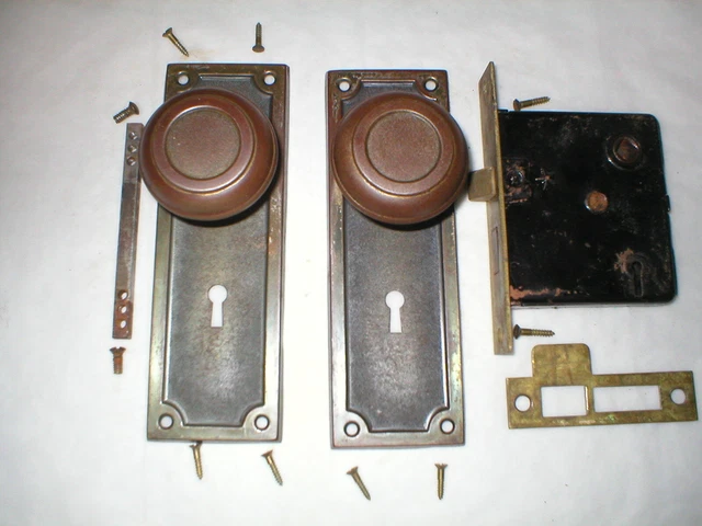 Antique Craftsman era Door Hardware