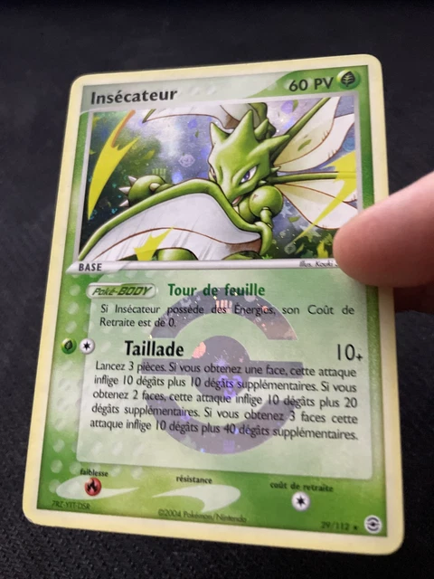 Reverse Insecter - Pokemon 29/112 Ex Red Light Green Leaf Ex Fr 3