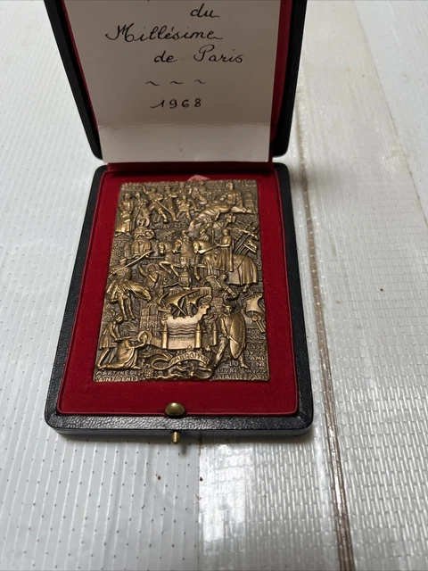 MÉDAILLE BRONZE D'ART Arthur Raimbaud 1968 Monnaie De Paris Par BADUEL