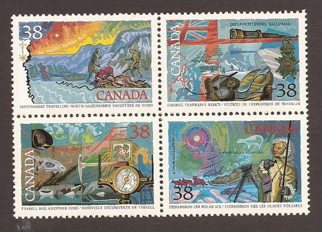 KANADA 1989 SG1319/1322 Exploration Kanadas (4. Ausgabe) postfrisch