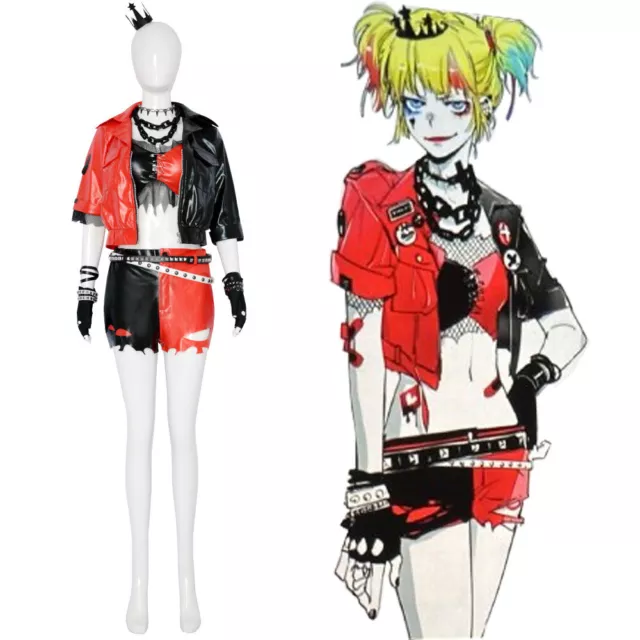 Another World Harley Quinn Cosplay Costume Suicide Squad The Clown's Outfit
