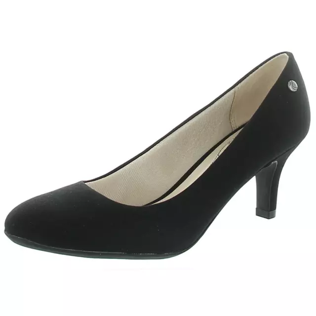 LifeStride Womens Parigi Black Round Toe Pumps Shoes 10 Wide (C,D,W) BHFO 5560