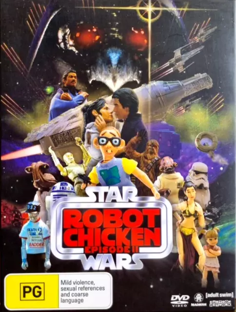 Robot Chicken Star Wars Episode 2 (DVD, 2008) Seth Green, Seth Macfarlane - VGC