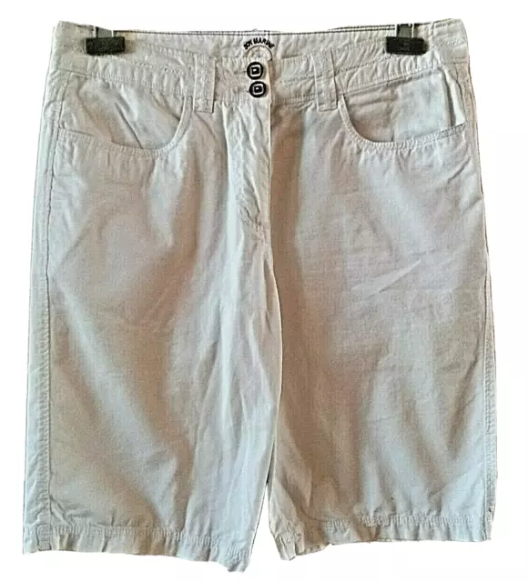 JOY MARINE, Bermuda Shorts, weiß, Gr. 40, Marine Lock, Baumwolle