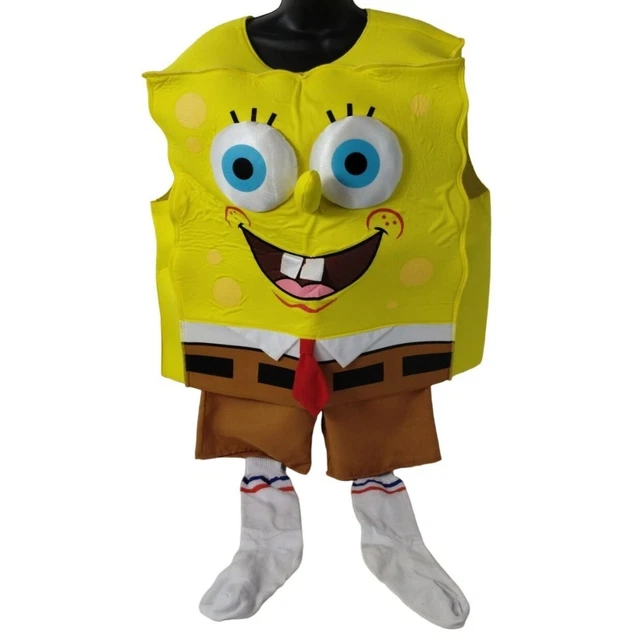 SPIRIT HALLOWEEN SPONGEBOB SquarePants Costume Youth One Size Cosplay