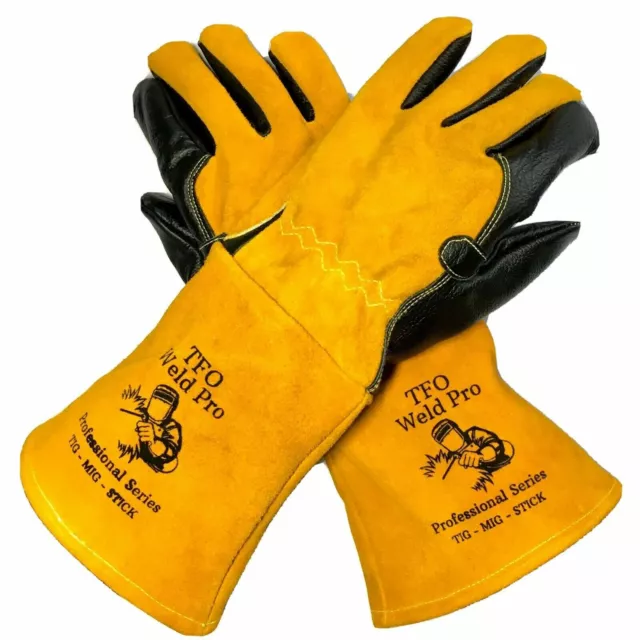TFO Welding Gloves !!! Safety Protection, MIG / Stick / Tig / Plasma Safety Hand