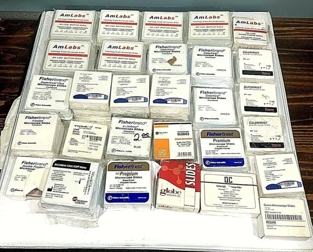 Microscope Slides 45 Boxes Variety Pack