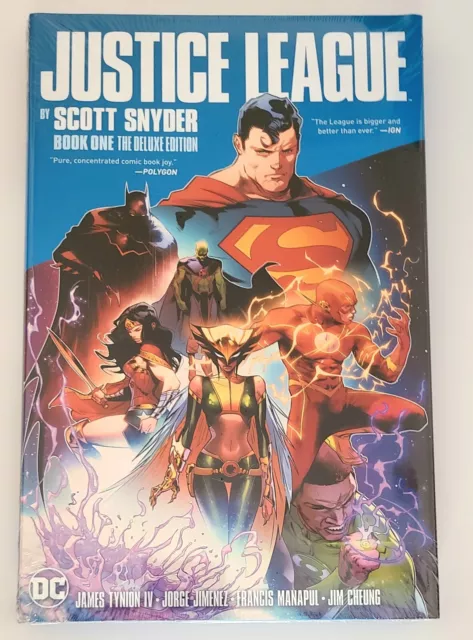 Justice League by Scott Snyder Deluxe Edition Book 1 DC Comics HC NEW SEALED