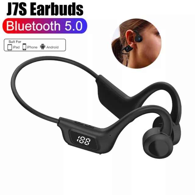 Bluetooth 5.1 Kopfhörer Knochenschall Nackenbügel Sport Headset Bone Conduction