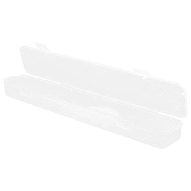Caja de lápices de plástico portátil soporte para lápices estuche cepillo estuche