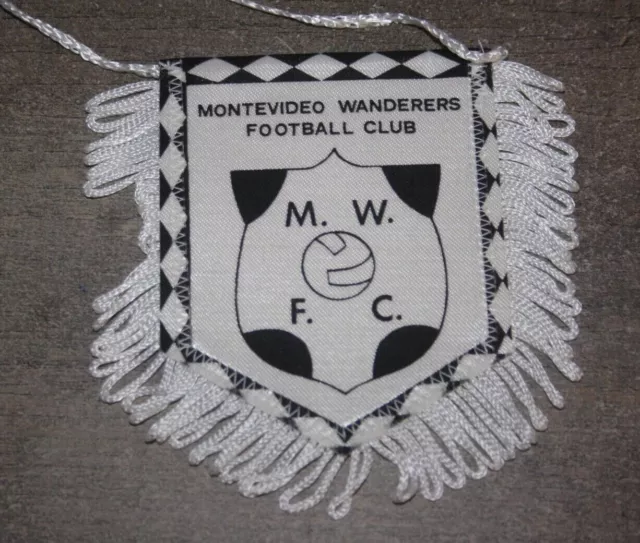 Petit Fanion * pennant Wimpel )) MONTEVIDEO WANDERERS FC ...URUGUAY