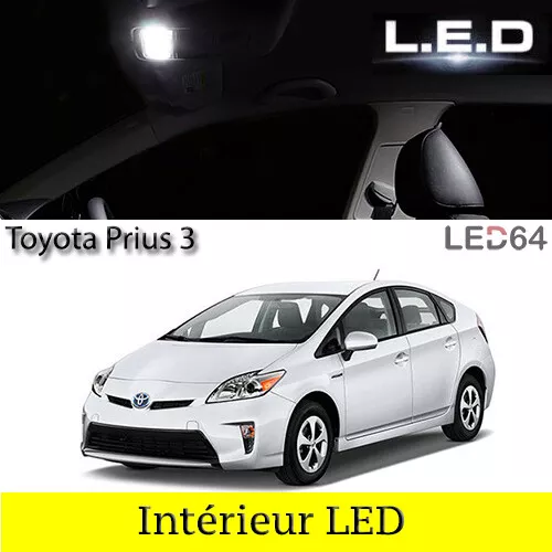 Kit ampoules à LED pour l'éclairage intérieur habitacle blanc  Toyota Prius 3
