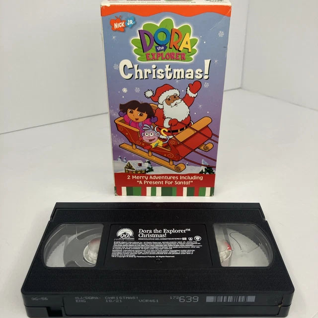 DORA THE EXPLORER Christmas! (2002, VHS) Nick Jr Holiday Works 2 ...