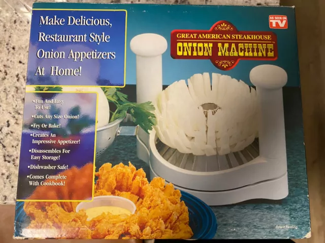 Great American Steakhouse Blooming Onion Maker As Seen On TV w/ Box Recipes