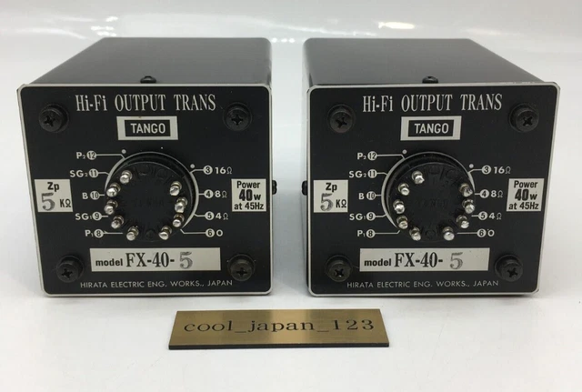 TANGO FX-40-5 PAIR Output Transformers for Vacuum Tube Amplifiers