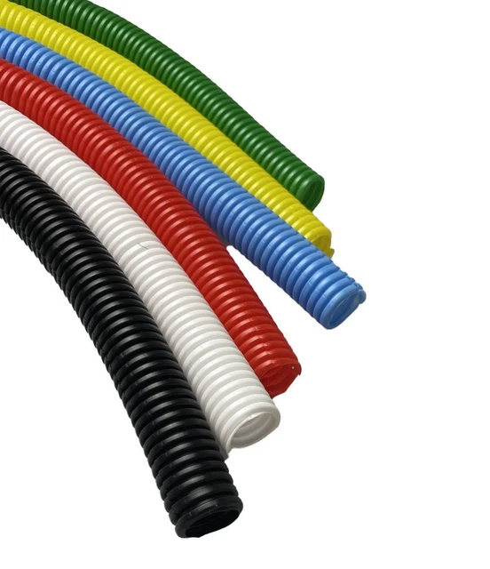 CONDUIT SPILT CABLE Tidy Flexible Tube Convoluted Protection Tubing PE £35.84 PicClick UK
