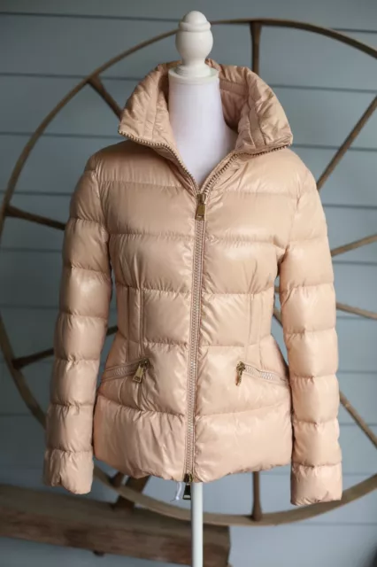 LNWOT Moncler Daphne Stand Collar Down Puffer Jacket Size 2 / Medium Blush 2