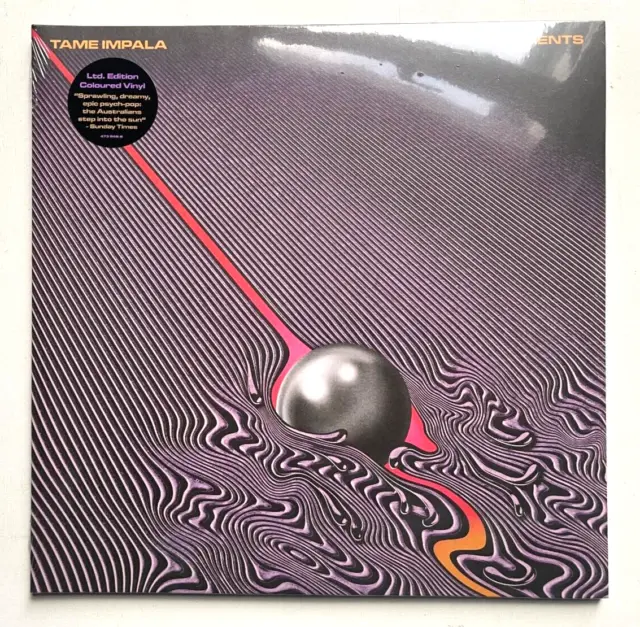 Tame Impala - Currents * 2 Vinyl LP Yellow/Purple 1st Press 2015 * Free P&P UK *