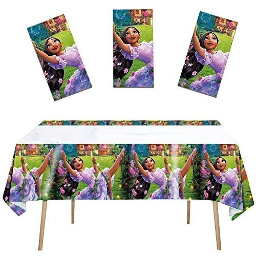 3 Pieces Encanto Isabella Tablecloths Isabella Table Isabella Plastic Table C...